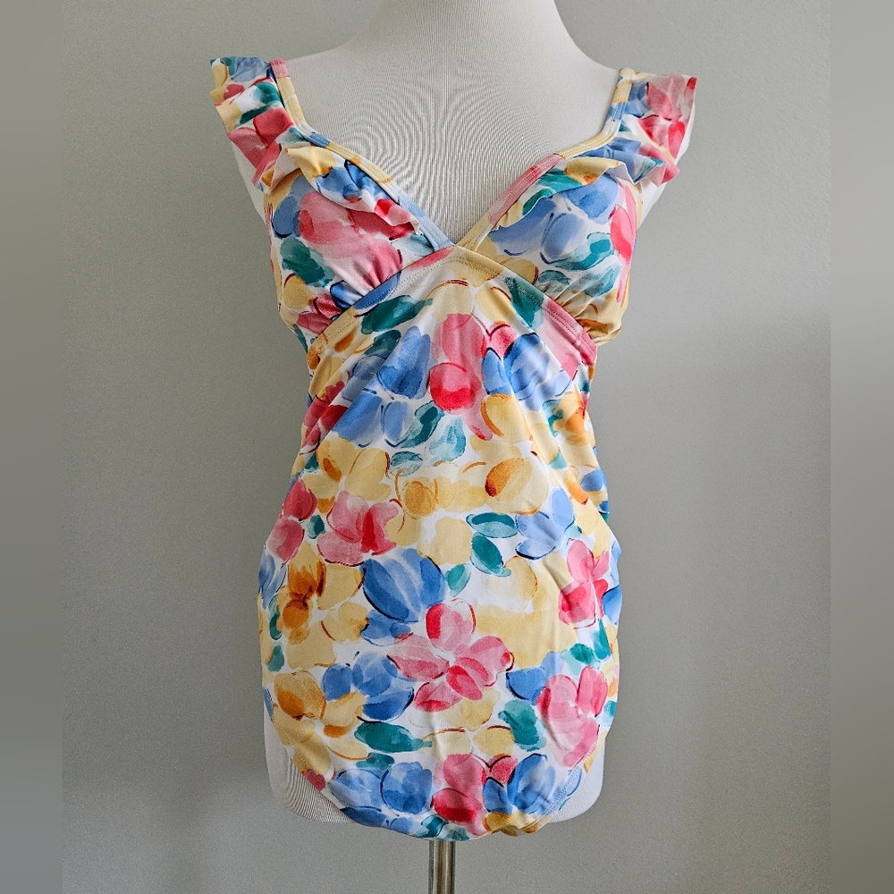 Ingrid & Isabel | Floral Maternity One-piece Swimsuit